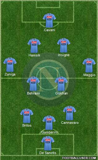 Napoli Formation 2012