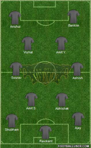 New Delhi Heroes Formation 2012