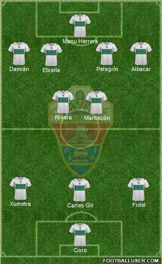 Elche C.F., S.A.D. Formation 2012