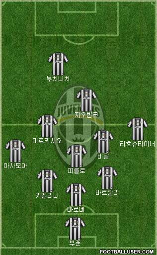 Juventus Formation 2012