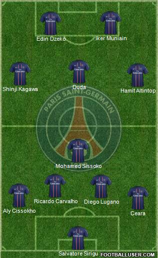Paris Saint-Germain Formation 2012
