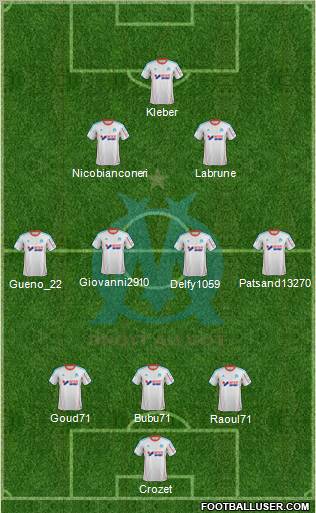 Olympique de Marseille Formation 2012