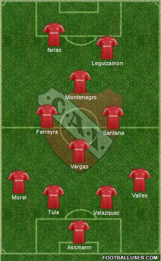Independiente Formation 2012
