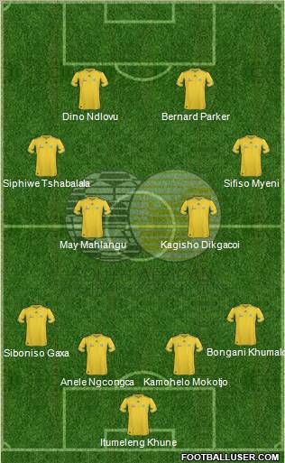 South Africa football formation