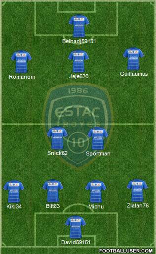 Esperance Sportive Troyes Aube Champagne Formation 2012