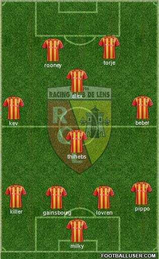 Racing Club de Lens Formation 2012