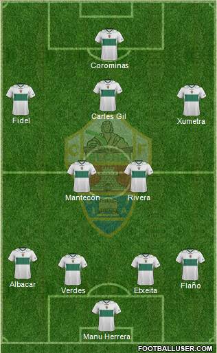 Elche C.F., S.A.D. Formation 2012