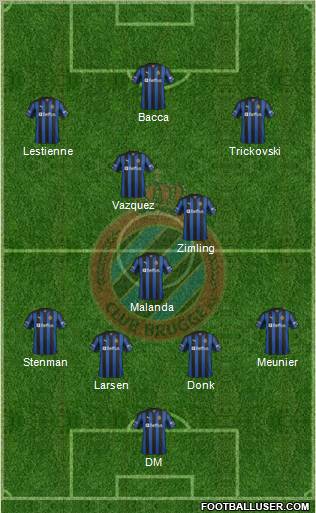 Club Brugge KV Formation 2012