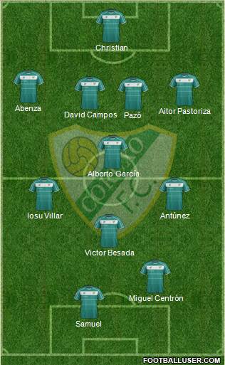 Coruxo F.C. Formation 2012