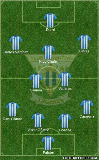 C.D. Leganés S.A.D. Formation 2012
