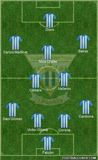 C.D. Leganés S.A.D. football formation