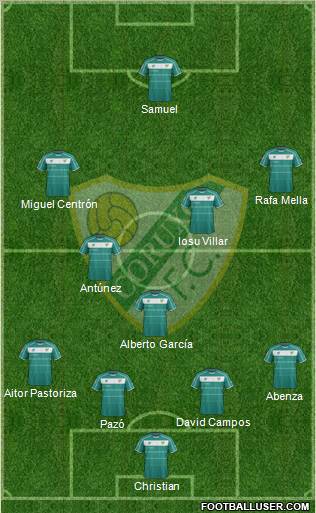 Coruxo F.C. Formation 2012