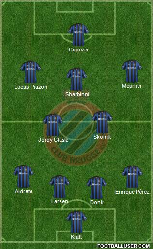 Club Brugge KV Formation 2012