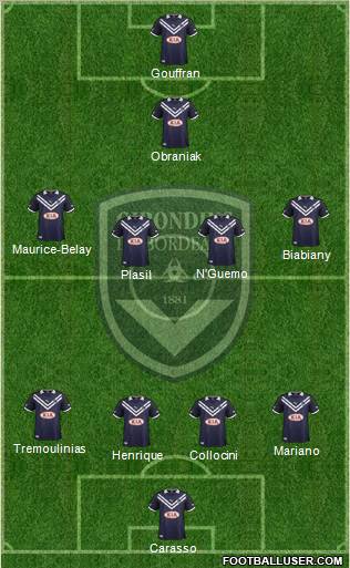 FC Girondins de Bordeaux Formation 2012