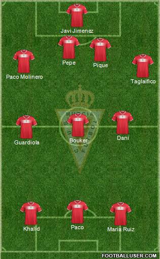 Real Murcia C.F., S.A.D. Formation 2012