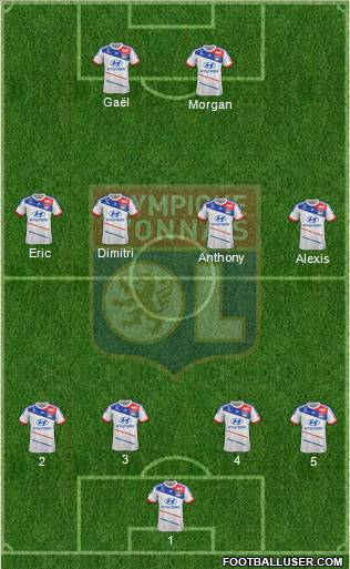 Olympique Lyonnais Formation 2012