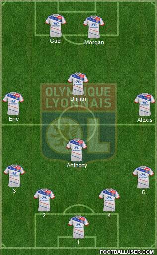 Olympique Lyonnais Formation 2012