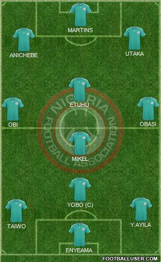 Nigeria Formation 2012