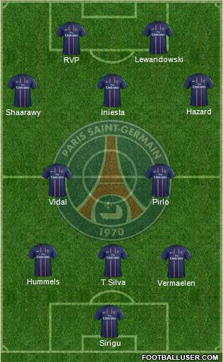 Paris Saint-Germain Formation 2012