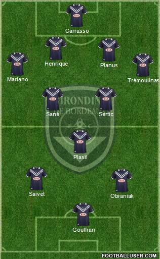 FC Girondins de Bordeaux Formation 2012