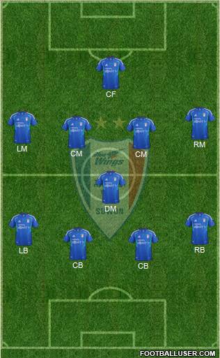 Suwon Samsung Blue Wings Formation 2012