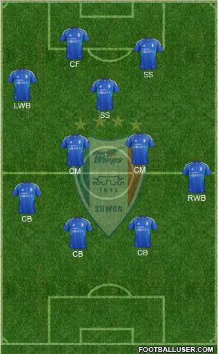 Suwon Samsung Blue Wings Formation 2012