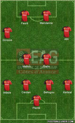 En Avant de Guingamp Formation 2012