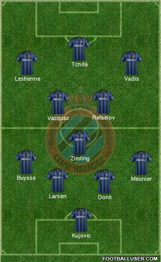 Club Brugge KV Formation 2012