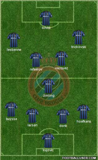 Club Brugge KV Formation 2012