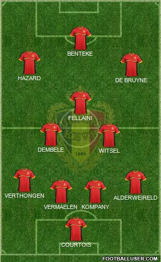 Belgium Formation 2012