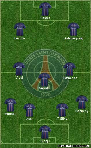 Paris Saint-Germain Formation 2012