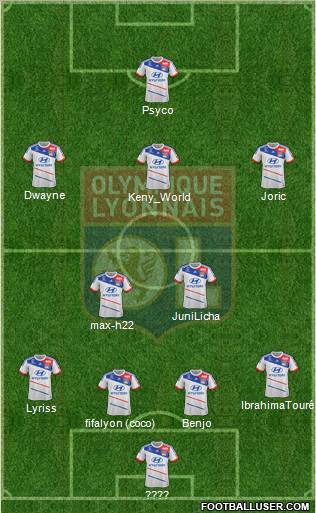 Olympique Lyonnais Formation 2012