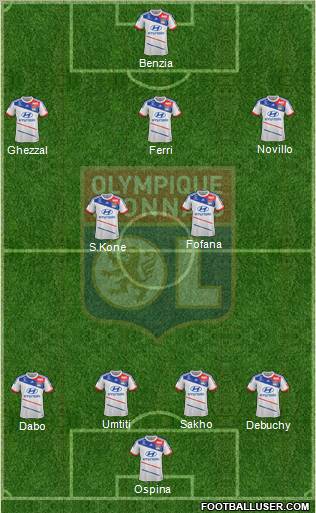 Olympique Lyonnais Formation 2012