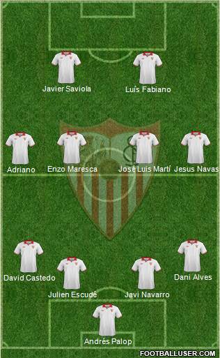 Sevilla F.C., S.A.D. Formation 2012