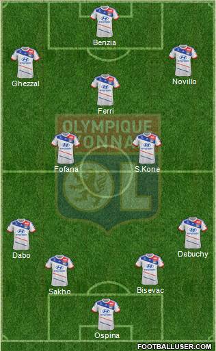 Olympique Lyonnais Formation 2012
