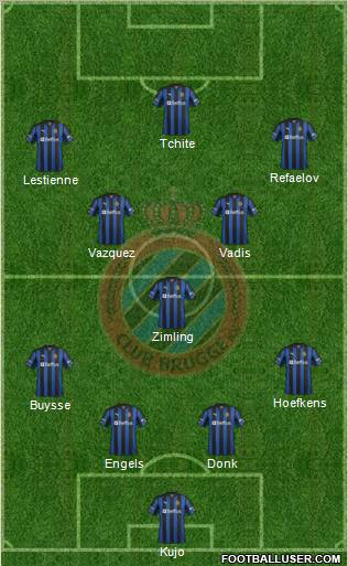 Club Brugge KV Formation 2012