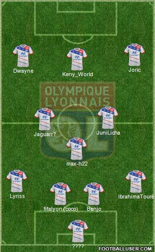 Olympique Lyonnais Formation 2012