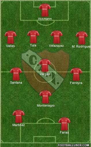 Independiente Formation 2012