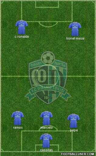 Dinamo Tbilisi Formation 2012