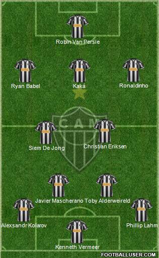 C Atlético Mineiro football formation