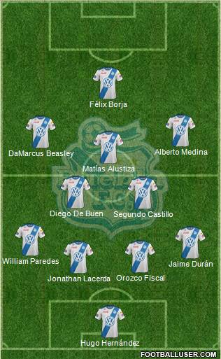 Club Puebla de la Franja Formation 2012