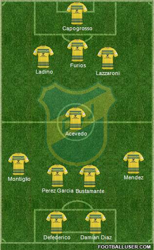 Defensa y Justicia Formation 2012