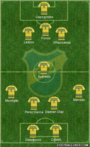 Defensa y Justicia Formation 2012