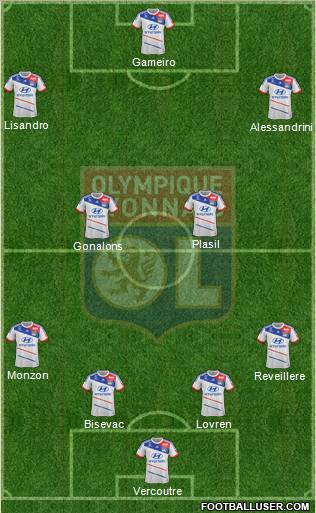 Olympique Lyonnais Formation 2012