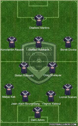 FC Girondins de Bordeaux Formation 2012