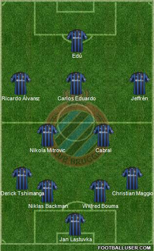 Club Brugge KV Formation 2012