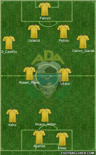 A.D. Alcorcón Formation 2012