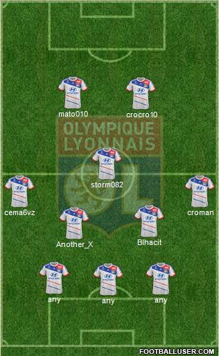 Olympique Lyonnais Formation 2012