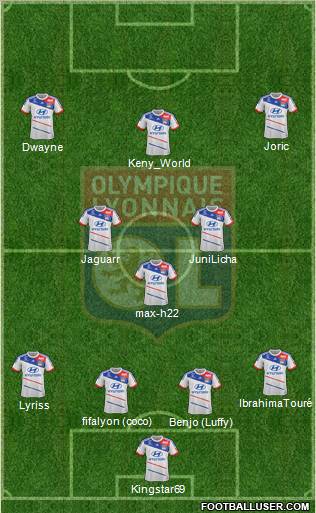 Olympique Lyonnais Formation 2012