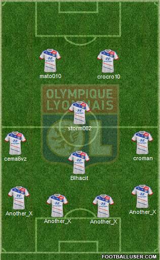 Olympique Lyonnais Formation 2012